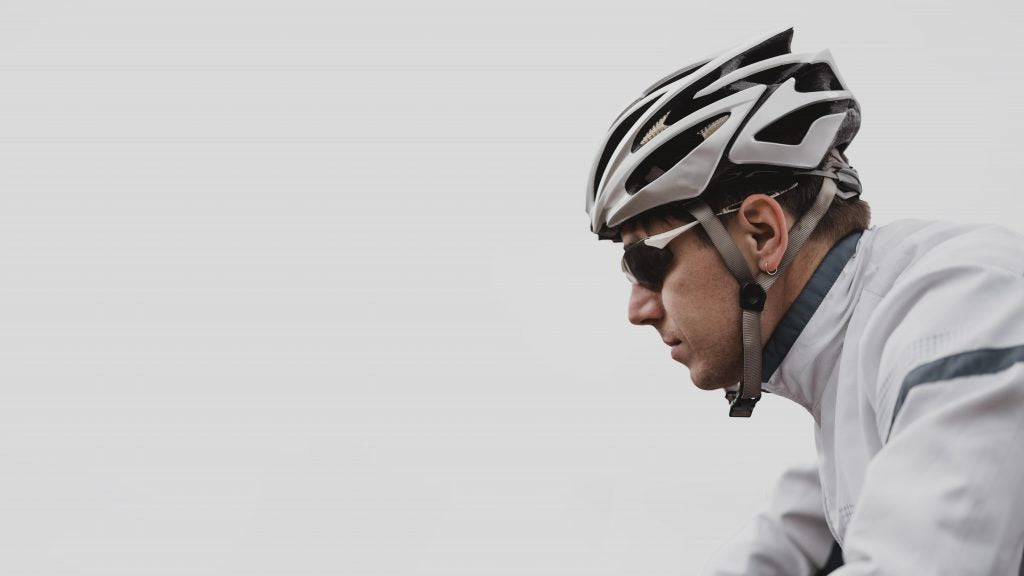 Ciclista de mountain bike